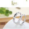 1910108329_19612025 EterLove Couple Promise Rings - 40 Designs, Adjustable Silver