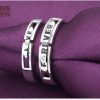 1910108335_19612025 EterLove Couple Promise Rings - 40 Designs, Adjustable Silver