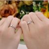 1910554008_19612025 EterLove Couple Promise Rings - 40 Designs, Adjustable Silver