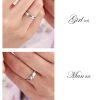 1910900590_19612025 (1) EterLove Couple Promise Rings - 40 Designs, Adjustable Silver