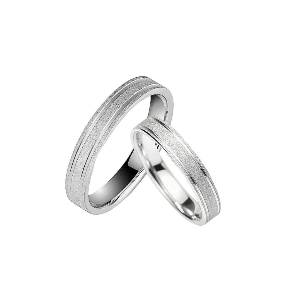 bimg_124_0 Engravable Unique Frosted Promise Rings For Couples In Tungsten