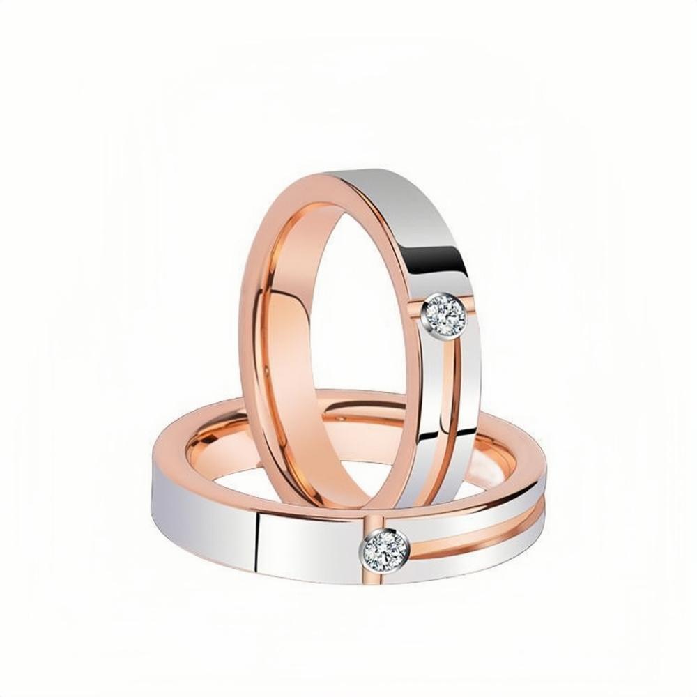 Engravable Meteor Promise Rings For Couples In Tungsten
