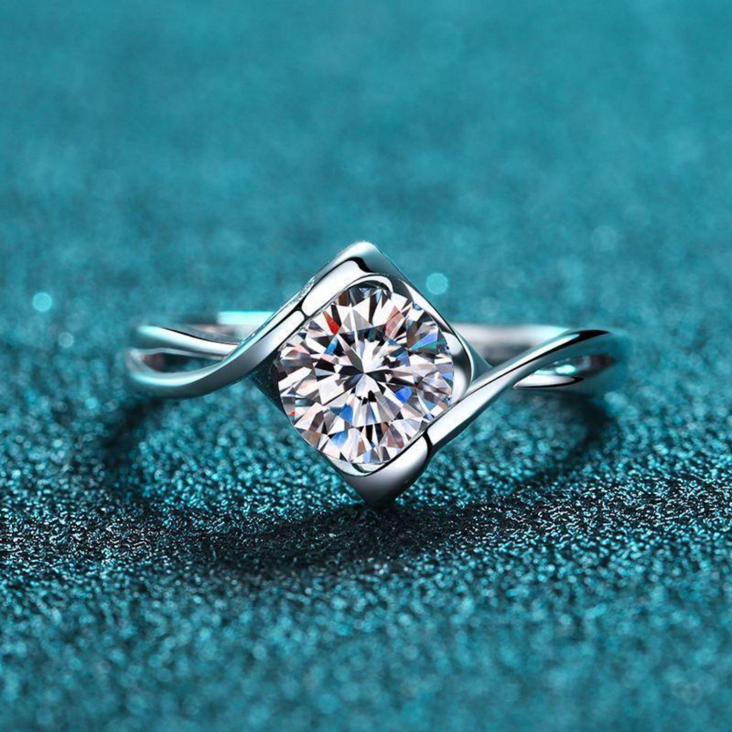 Engravable Infinity Love Matching Promise Rings For Couples In Sterling Silver