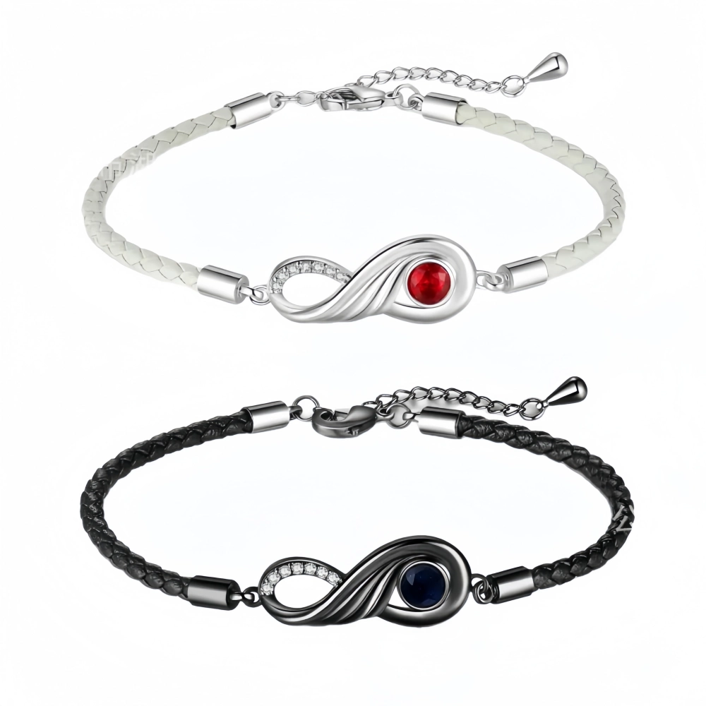 bimg_212_0 Personalized Infinity Matching Birthstone Couple Bracelets