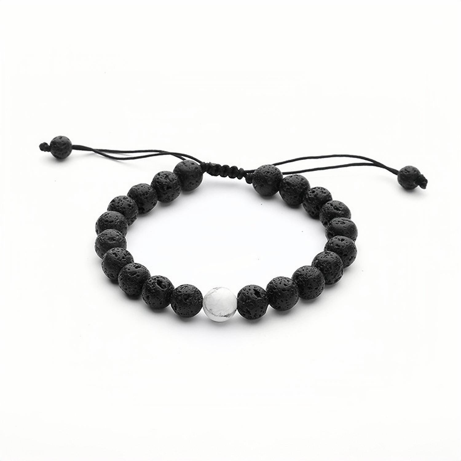 Unique Matching Distance Beaded Bracelets For Couples