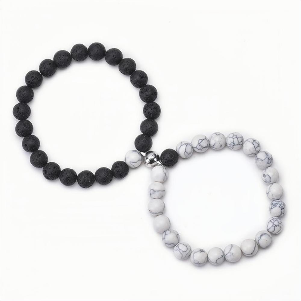 bimg_273_0 Unique Distance Beaded Magnetic Bracelets For Couples