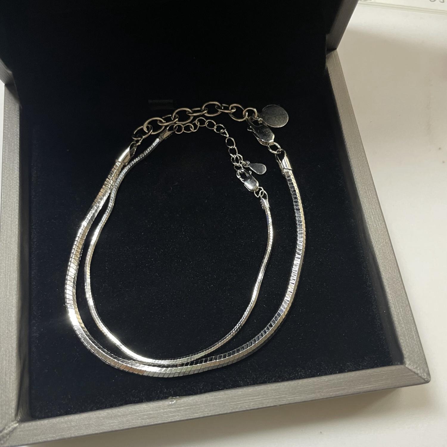 bimg_307_1 Engravable Snake Chains Bracelets For Couples In Sterling Silver