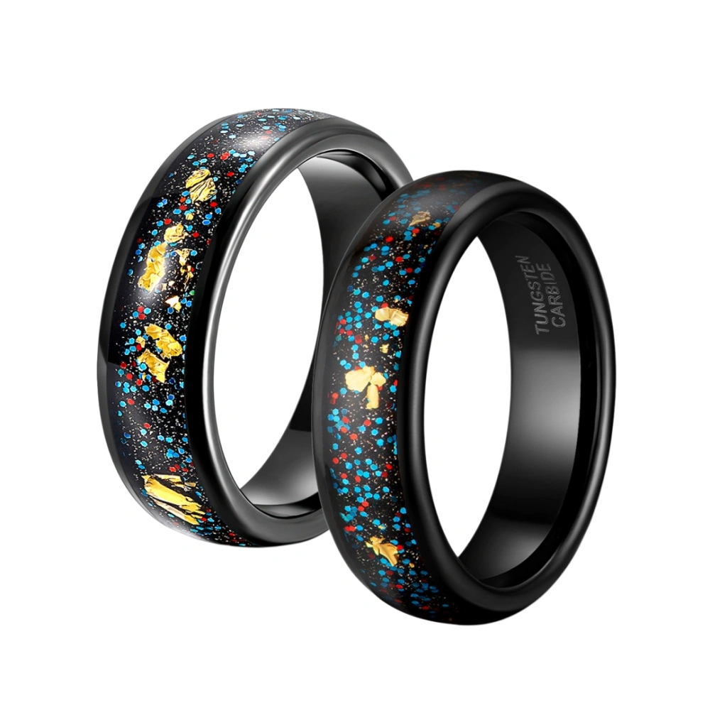 bimg_31_0 Engravable Starry Sky Matching Tungsten Couple Wedding Bands