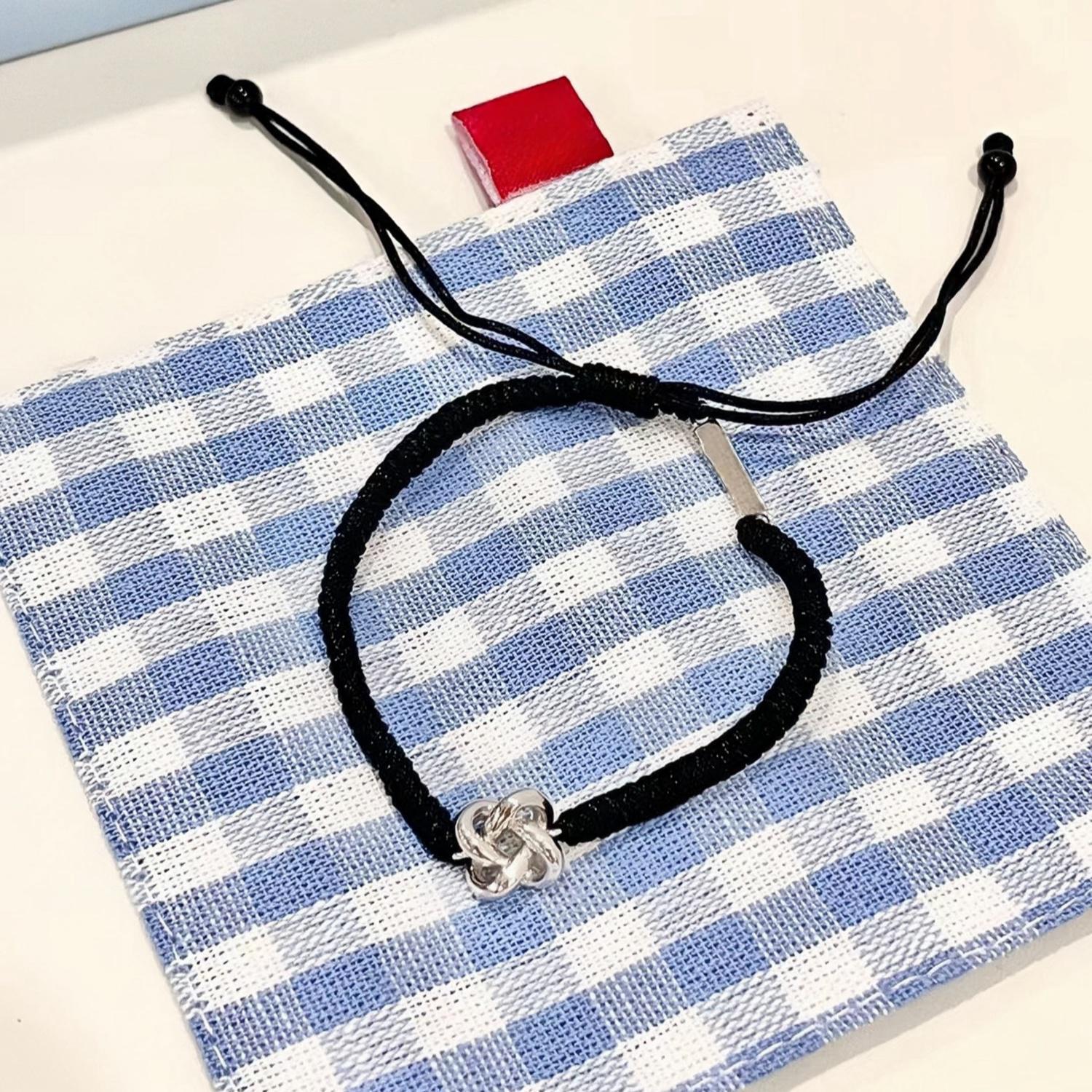 Unique Matching Knot Bracelets For Couples In Sterling Silver