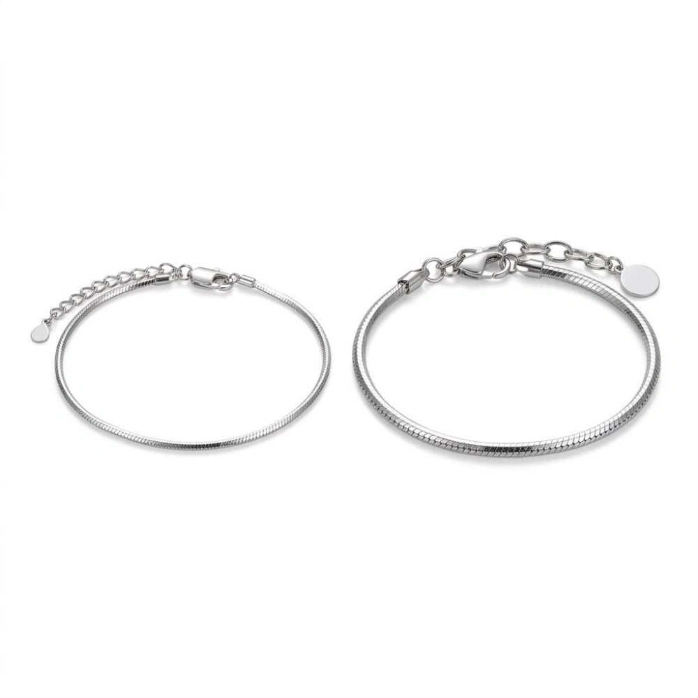 bimg_331_0 Engravable Titanium Snake Chain Bracelets For Couples