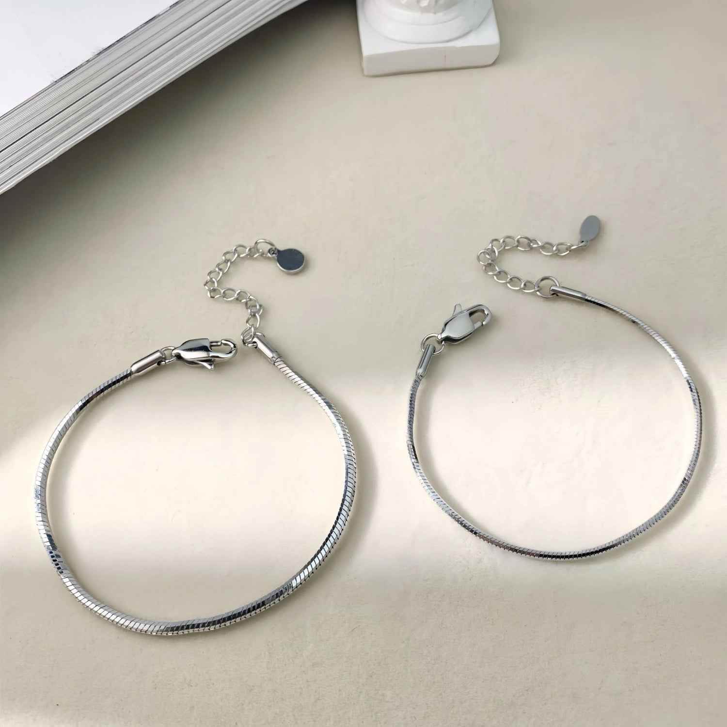 bimg_331_1 Engravable Titanium Snake Chain Bracelets For Couples