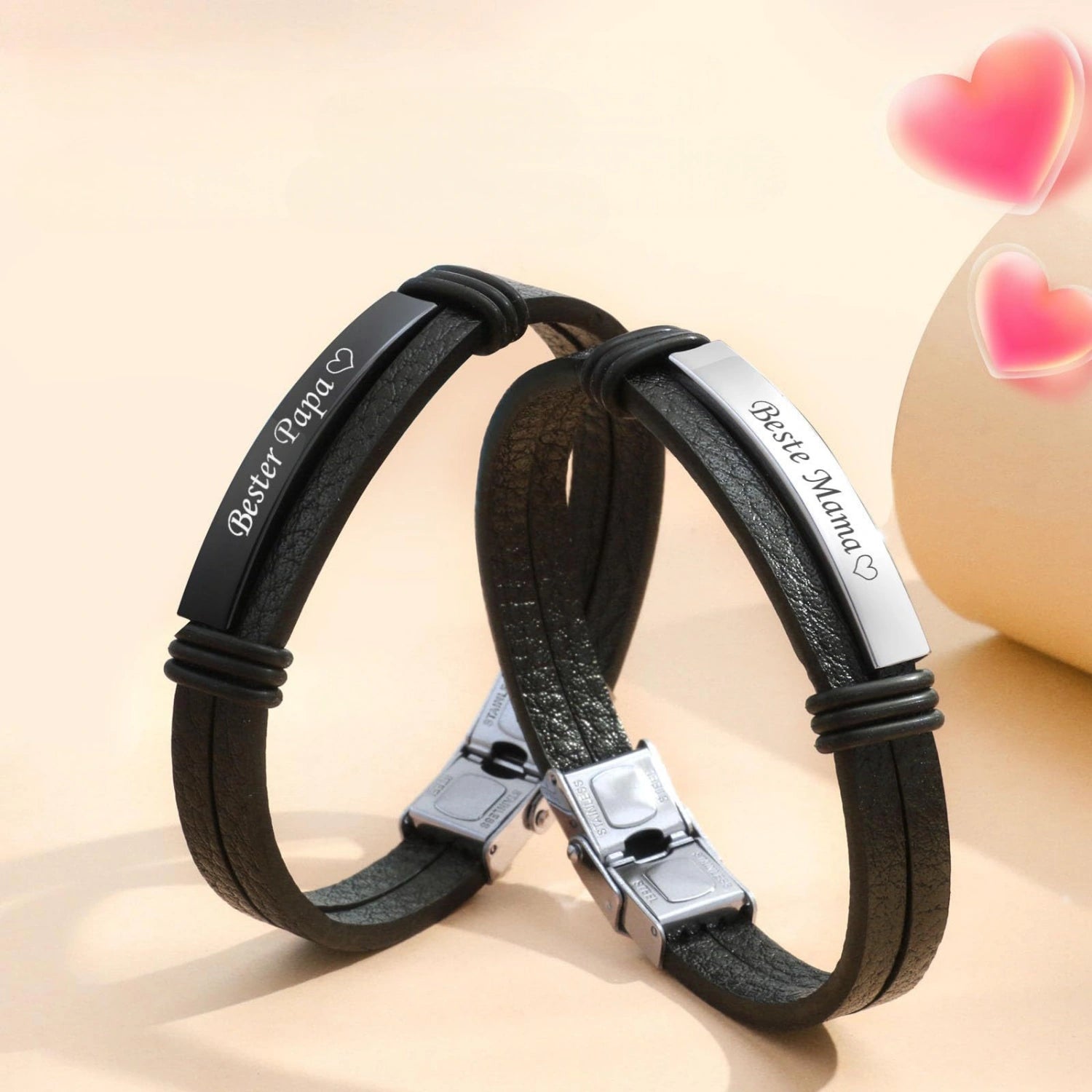bimg_338_1 Custom Engraved His And Hers Leather Couple Bracelets