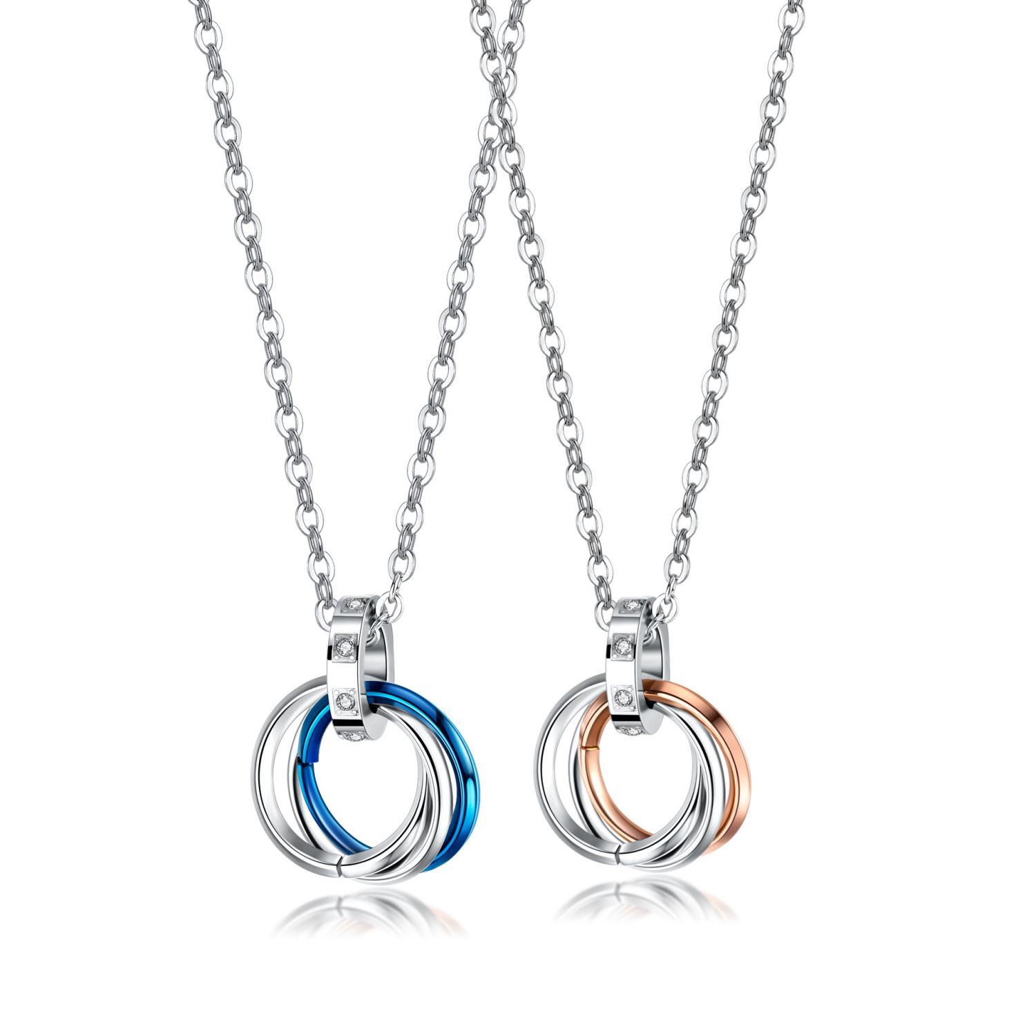 bimg_439_1 Unique Interlocking Ring Necklaces For Couples In Titanium