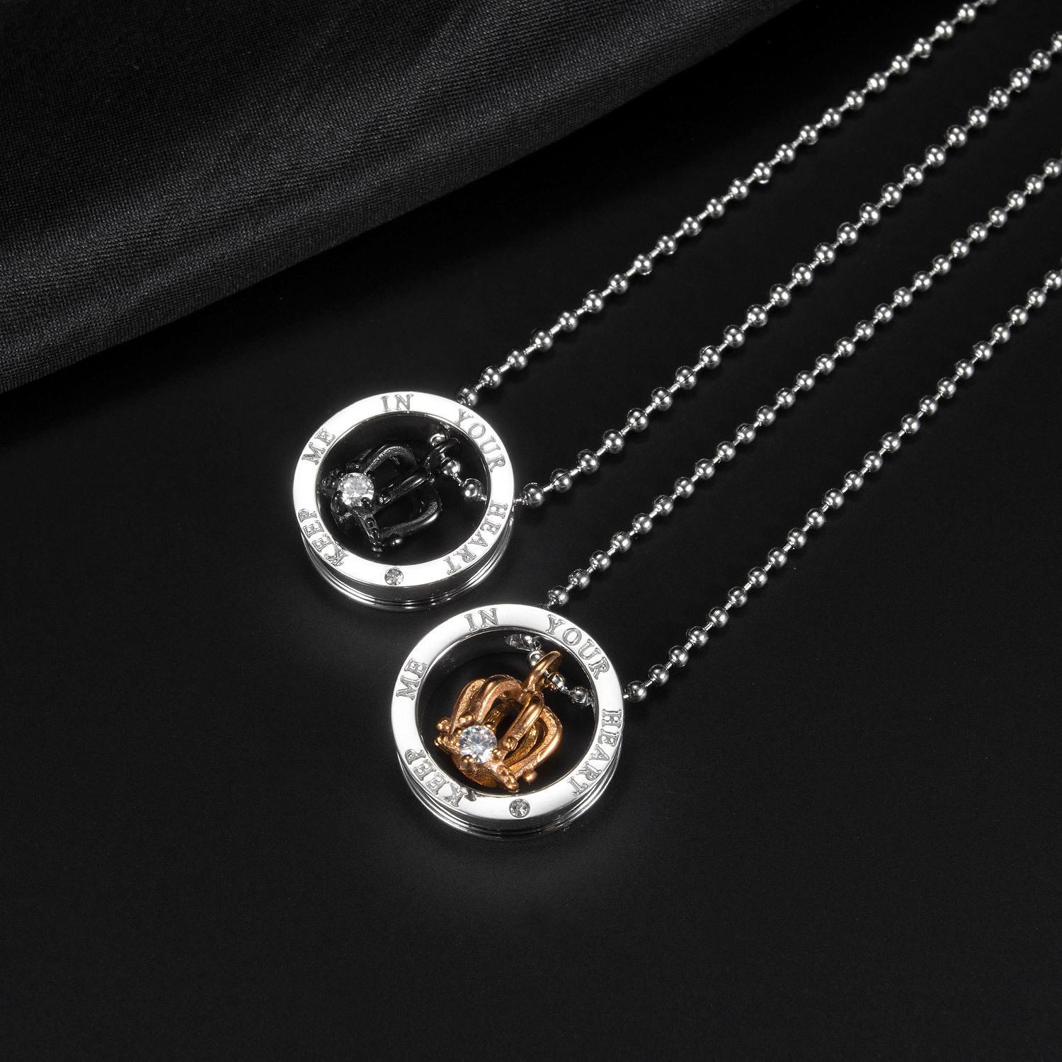 bimg_449_1 Keep Me In Your Heart Matching Crown Ring Necklaces For Couples In Titanium