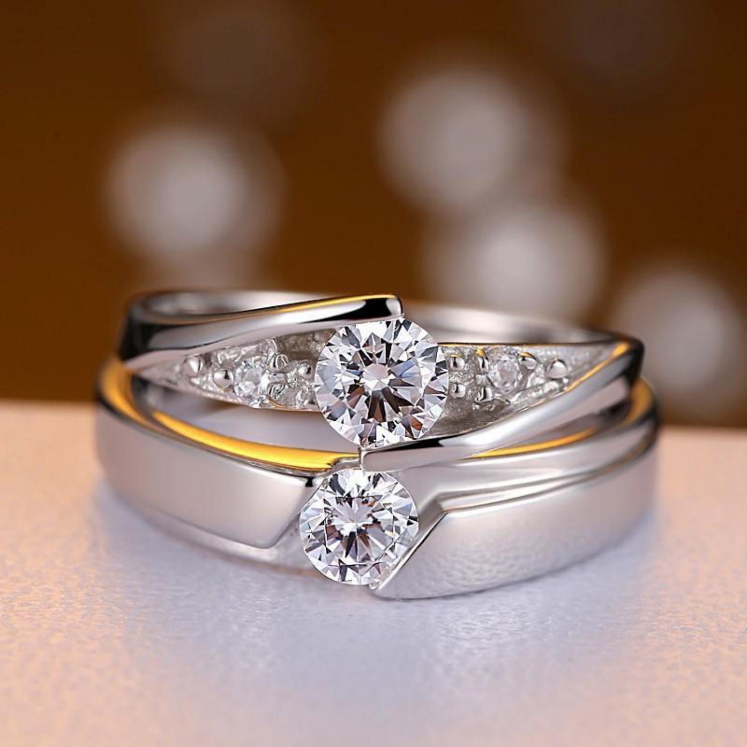 bimg_48_1 Engravable Solitaire Promise Ring For Couples In Sterling Silver
