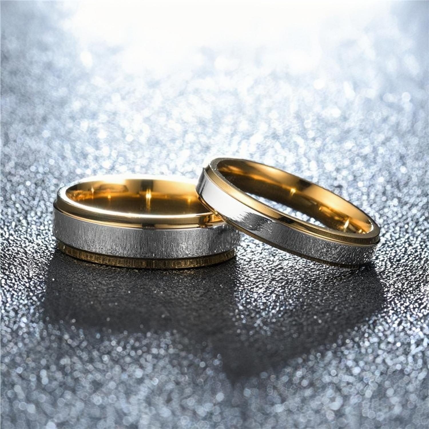 bimg_89_1 Engravable Simple Couple Rings Set In Titanium