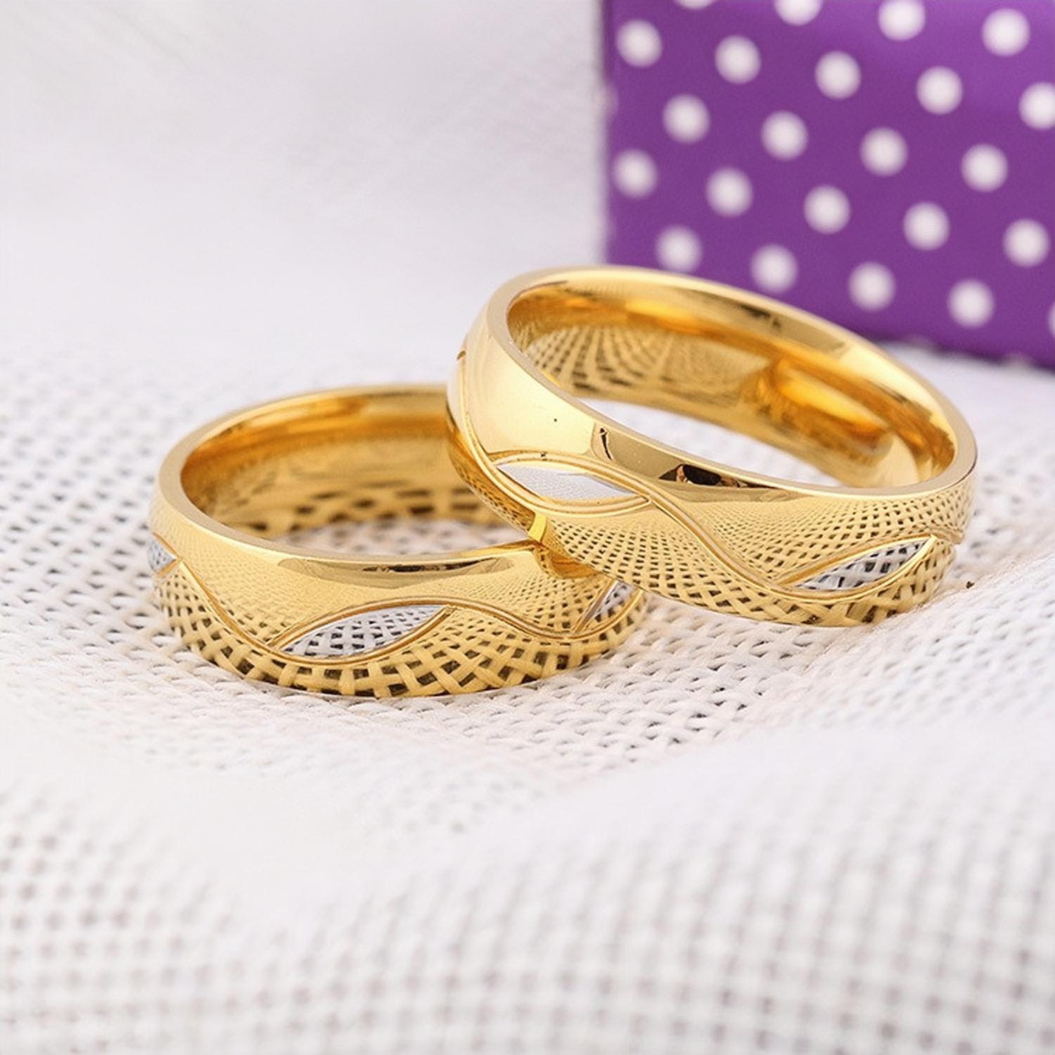 bimg_94_1 Engravable Simple Promise Ring For Couples In Titanium
