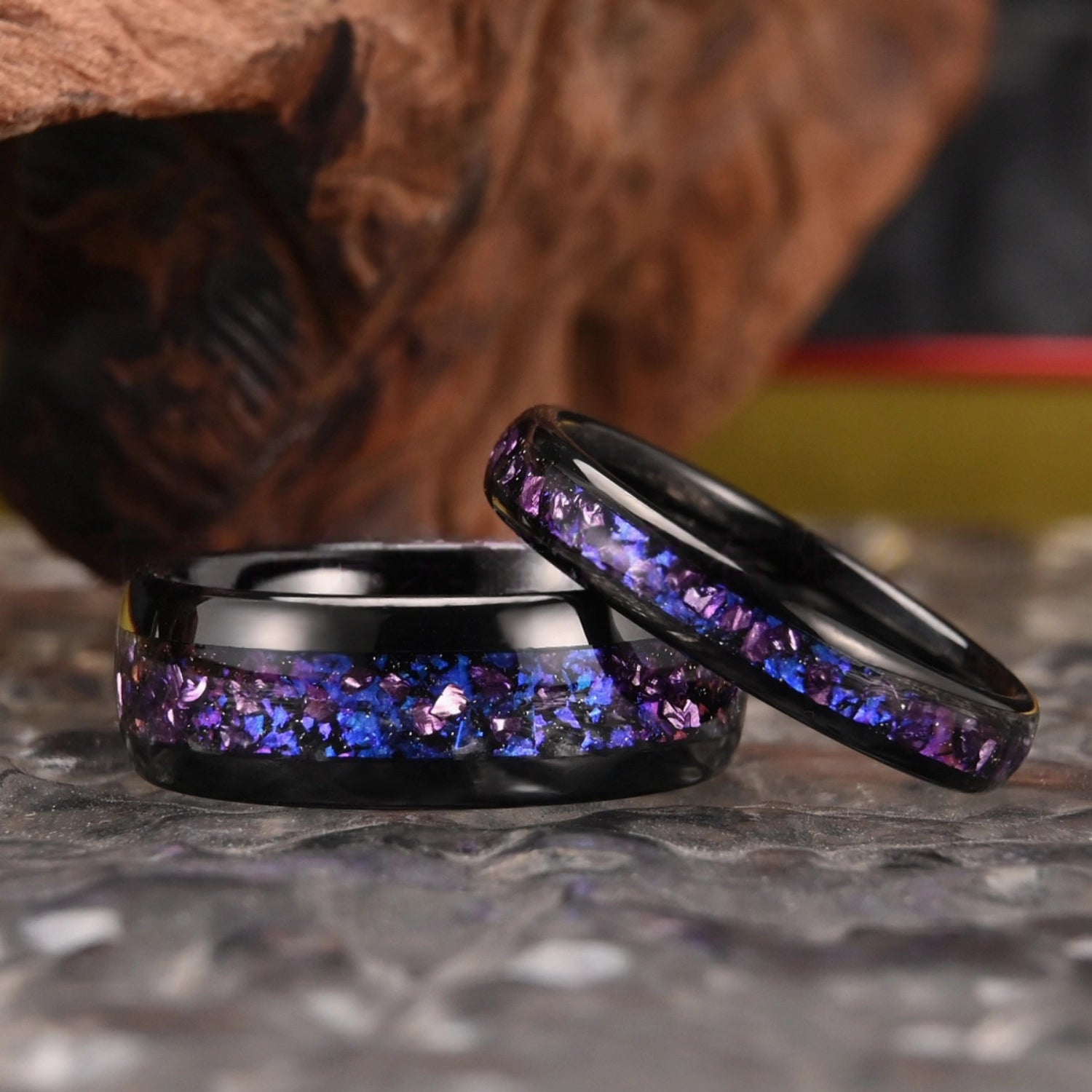 engravable-galaxy-tungsten-wedding-bands-for-couples_2 Engravable Galaxy Tungsten Wedding Bands For Couples