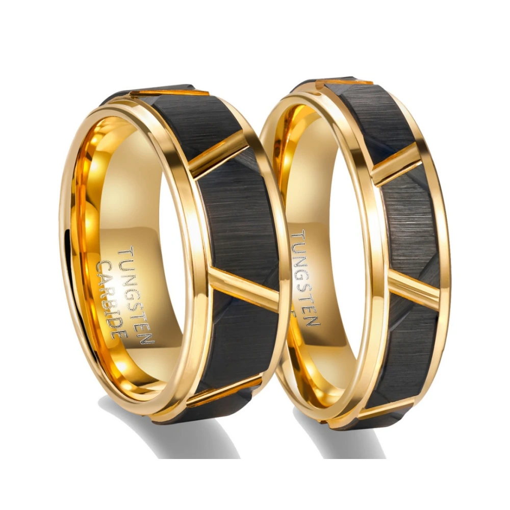 engravable-two-tone-the-force-tungsten-couple-wedding-bands_1 Engravable Two Tone The Force Tungsten Couple Wedding Bands
