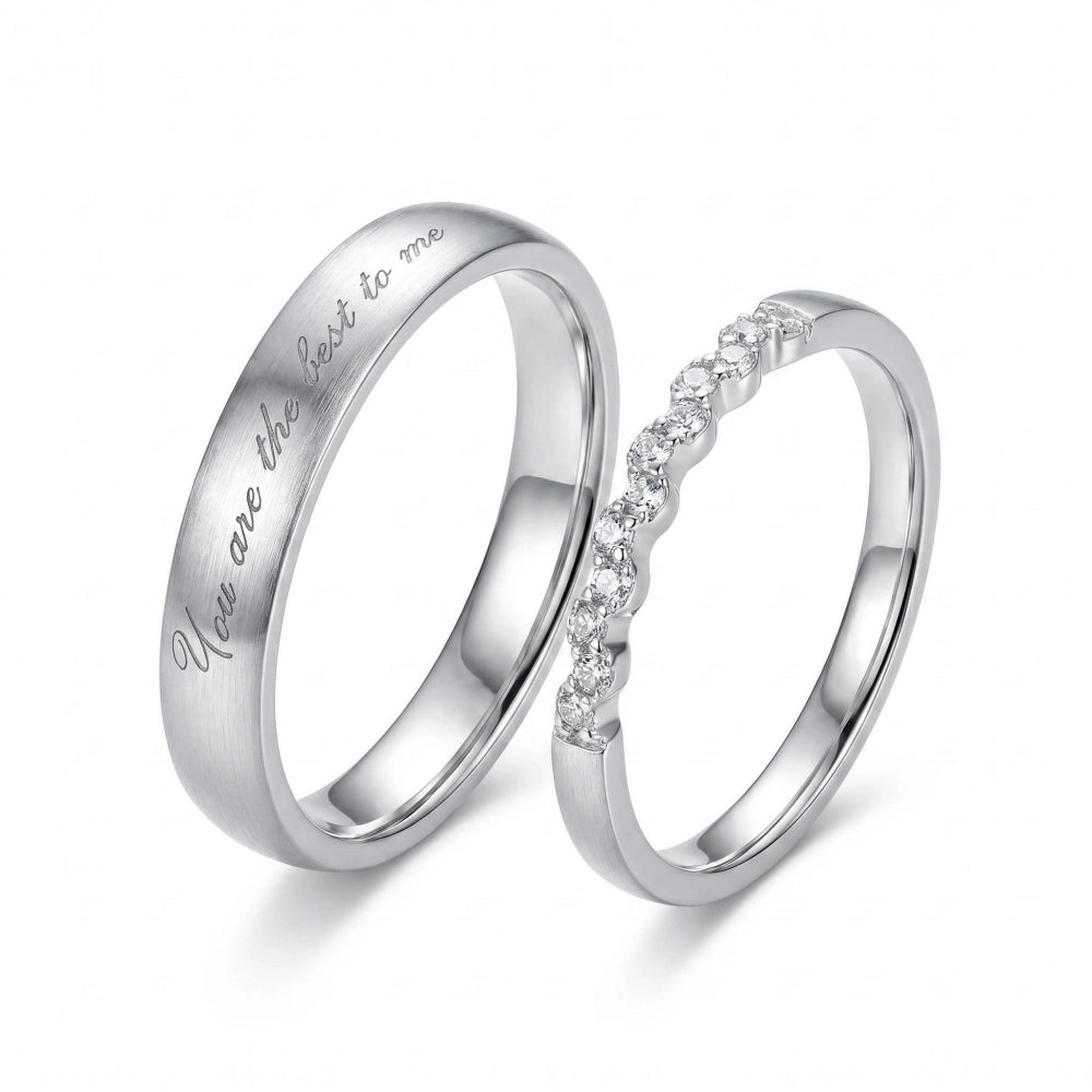 engravable-you-are-the-best-to-me-silver-promise-rings-for-couples_1 Engravable You Are The Best To Me Silver Promise Rings For Couples